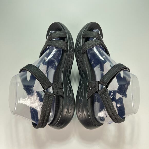 Skechers On The Go 600 Brilliancy Black Hook & Loop Sandals 15316 Women's Size 8 - Picture 7 of 10